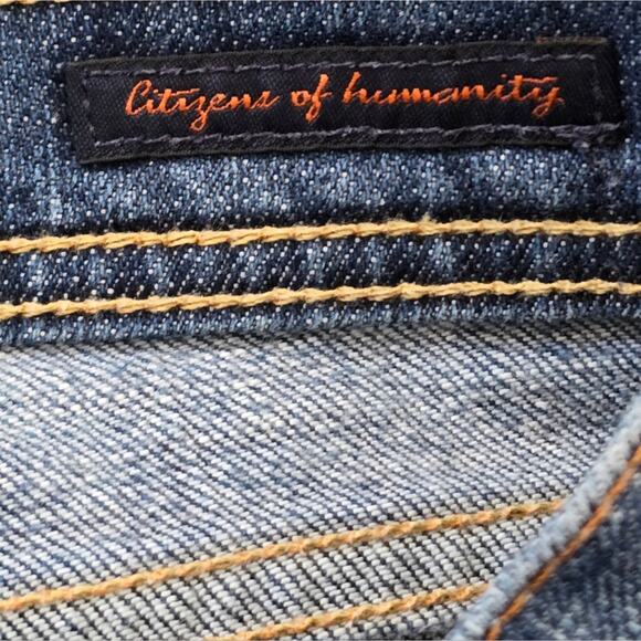 COH Citizens of Humanity Ingrid #002 Stretch Low Waist Flare Jeans Size 27 - Picture 9 of 12